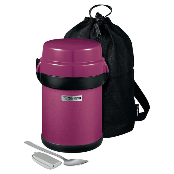 41-Oz Zojirushi Mr. Bento Stainless Lunch Jar W/ 4 Food Containers