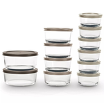 24-Piece Art & Cook Glass Food Storage Set (2 Colors)