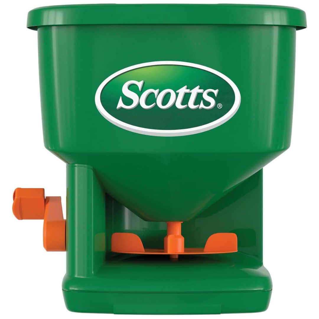 Scotts Whirl Hand-Powered Handheld Spreader