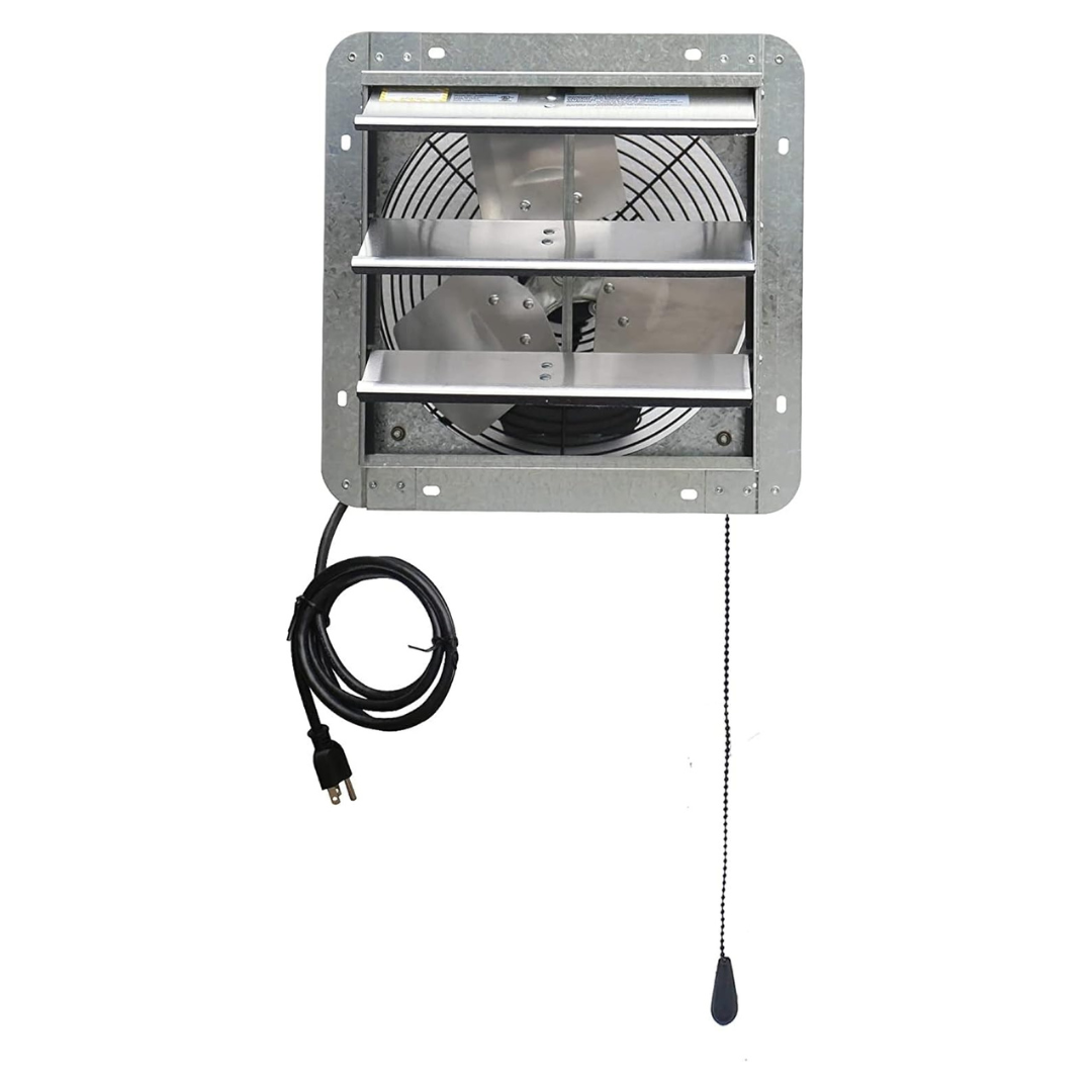 ILIVING 12" Wall Mounted Shutter Exhaust W/ Thermostat Control