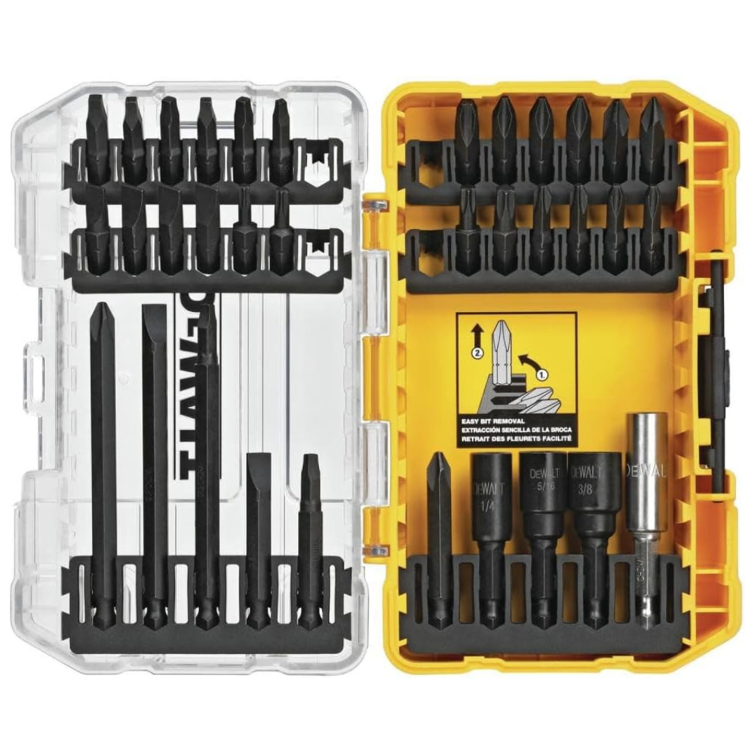 34-Piece Dewalt Impact-Ready Screwdriver Bit Set (DW2153)
