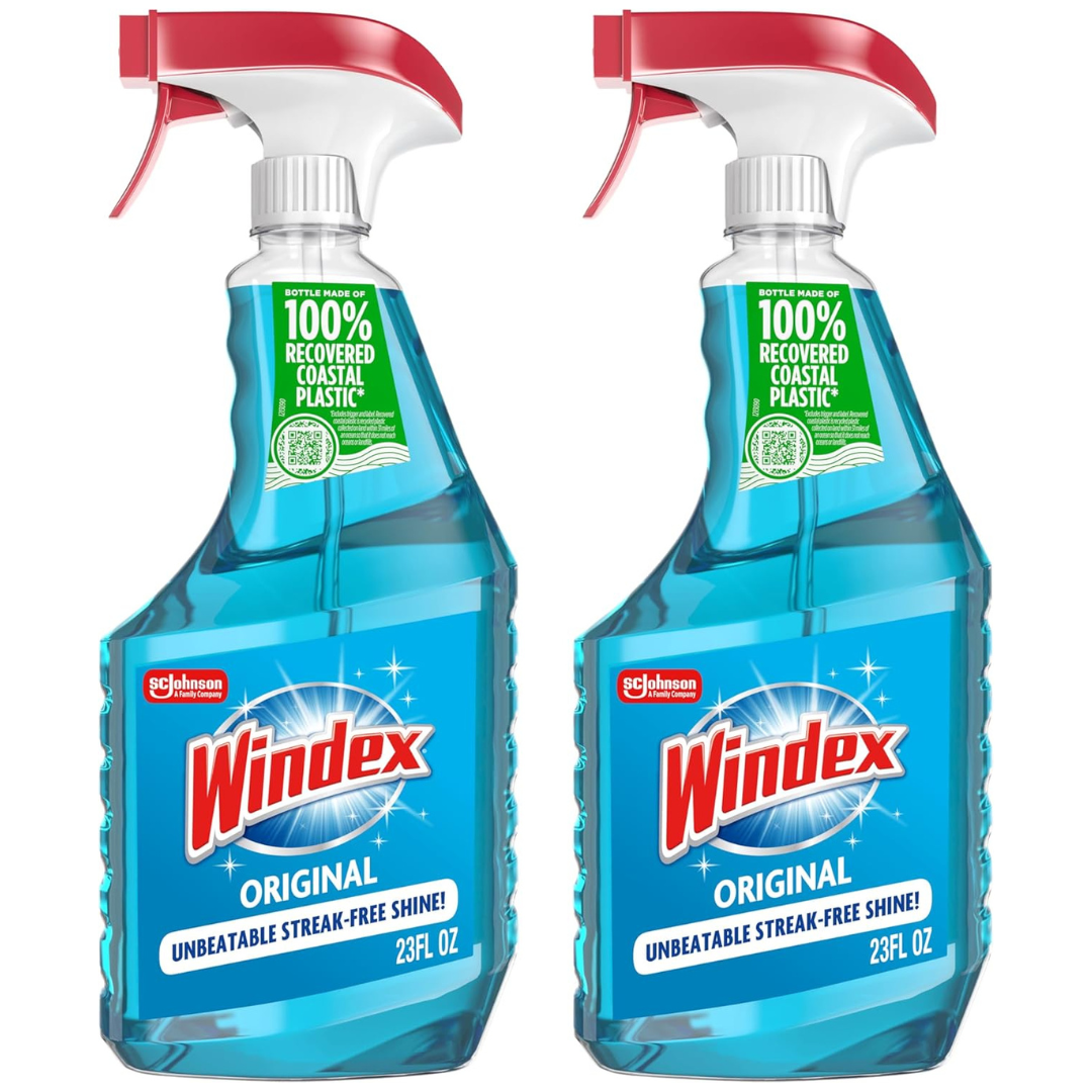 2-Pack 23oz Windex Glass & Window Cleaner Spray