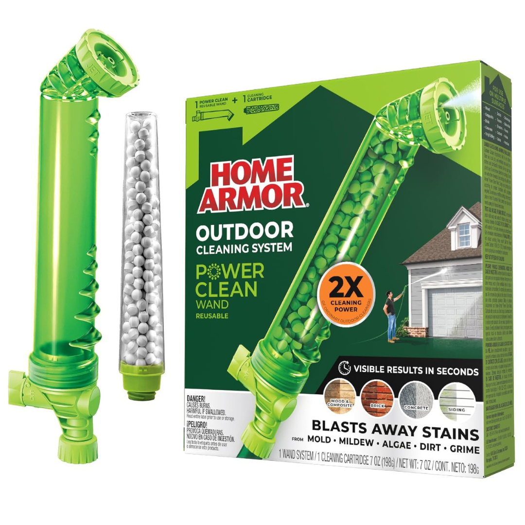 7 oz Home Armor Power Clean Wand Outdoor Cleaning System