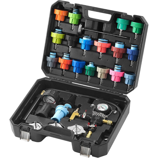 28-Piece VEVOR Universal Radiator Pressure Tester Kit