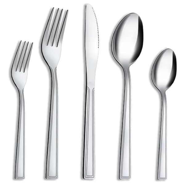 30-Piece Stainless Steel Silverware Set (Various)