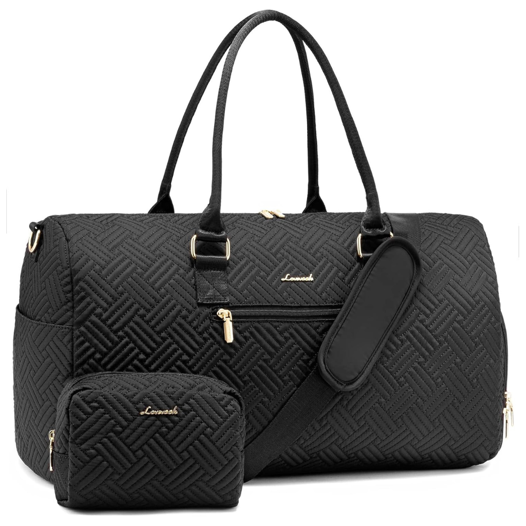 JBL Tune 660NC WireleLOVEVOOK Women's Weekender Travel Duffle Bag With Toiletry Bagss On-Ear Headphones W/ Active Noise Cancellation