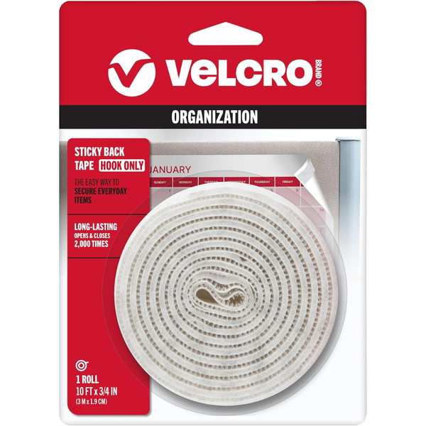Velcro Brand 10' X 3/4" Tape Sticky Back Roll