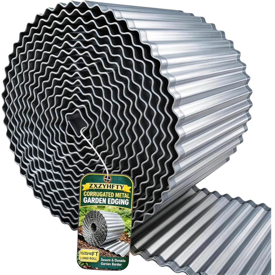 3" X 100ft Corrugated Metal Garden Edging Roll