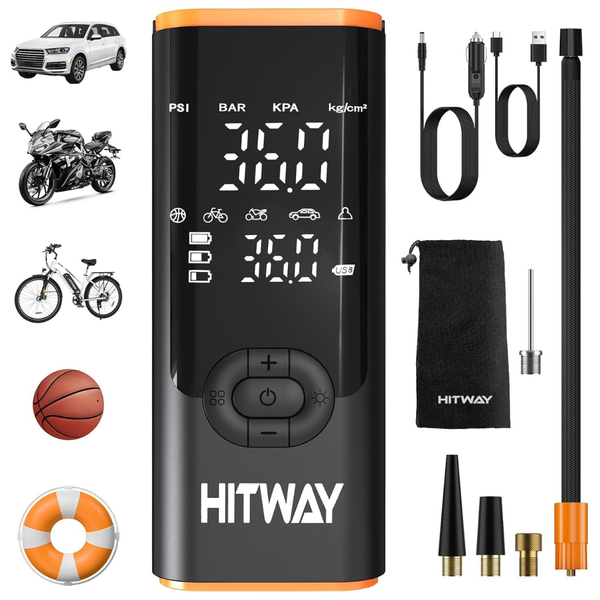 HITWAY Portable Electric Inflator Pump