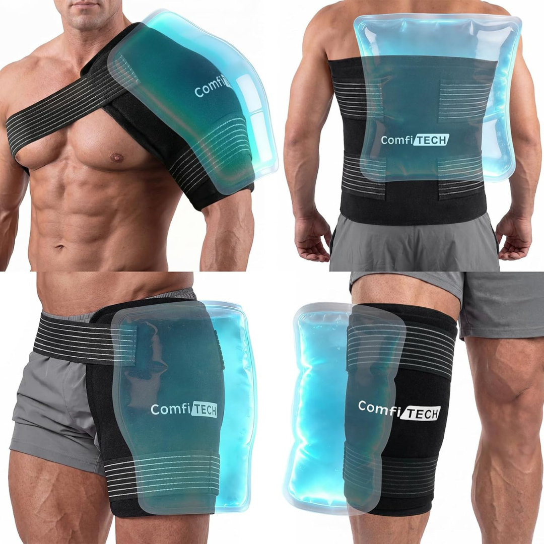 ComfiTECH Reusable Multipurpose Ice-Pack With Adjustable Straps