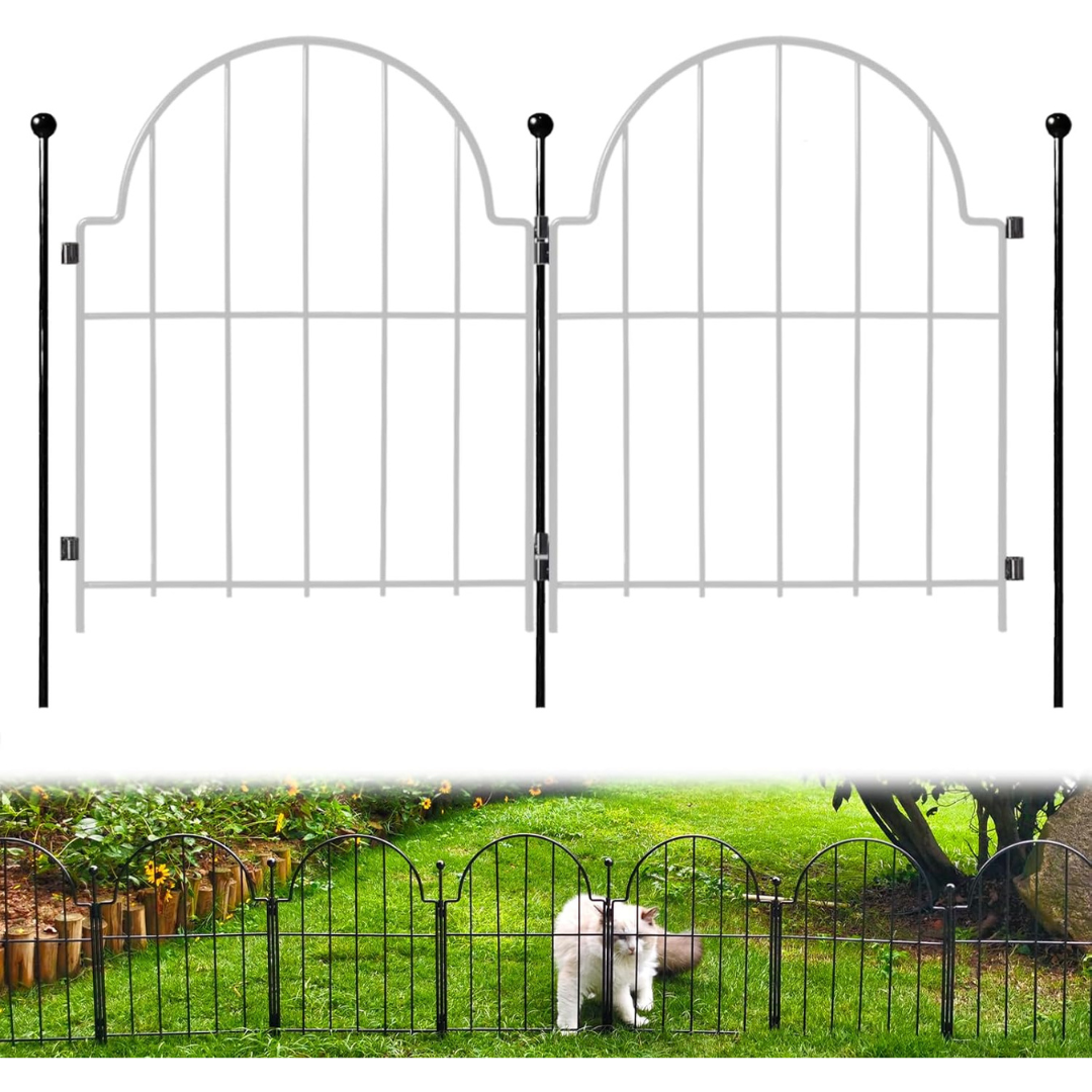 3-Pack Blingluck Decorative Garden Fence Stakes