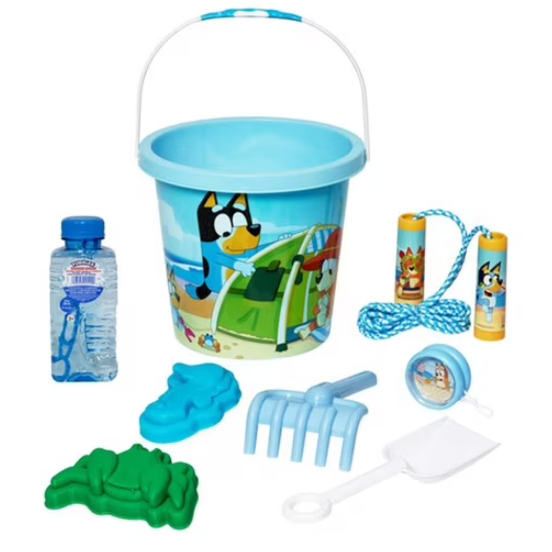 7-Piece Little Kids Summer Fun Beach Bucket Set