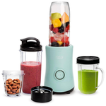 9-Piece Tasty 350W Personal Blender Set With Cup & Lid (Aqua)