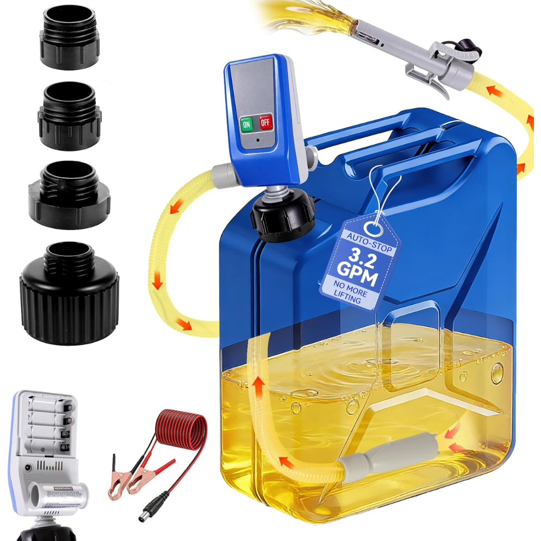 Electric 3.2 GPM Fuel Transfer Pump W/ Auto-Stop
