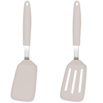 2-Pack Beijiyi Heat Resistant Silicone Spatula Set (3 Colors)