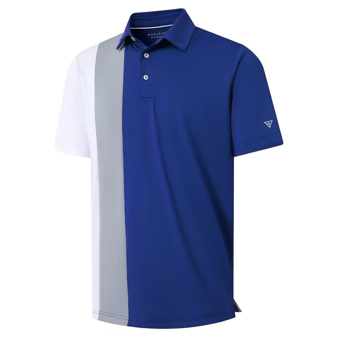 Men's Short Sleeve Dry Fit Performance Golf Polo Shirt (3 Colors)