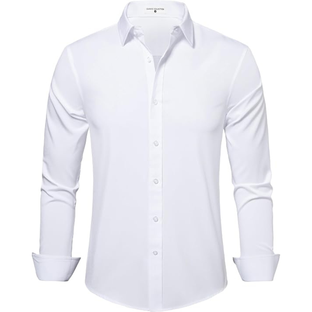 SIR7 Men's Regular Fit Button Down Long Sleeve Collar Shirts