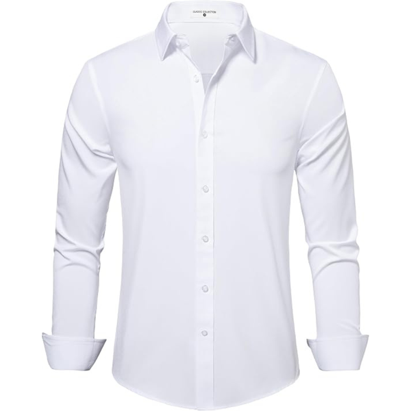 SIR7 Men's Regular Fit Button Down Long Sleeve Collar Shirts