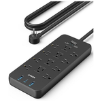 Anker 5ft 12-Outlet Power Strip 2100J Surge Protector W/ 3-USB Port