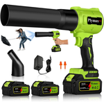 800000 RPM Electric Cordless Leaf Blower With 2 X Batteries & Charger