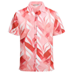 Alex Vando Men's Linen Blend Print Short Sleeve Beach Hawaiian Shirt (2 Colors)
