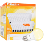 24-Pack Sylvania 8.5W (60W Equivalent) A19 LED Light Bulb
