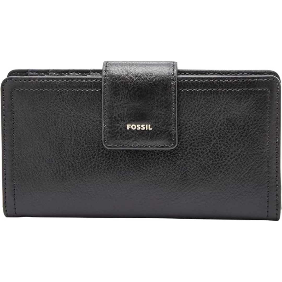 Fossil Women's RFID Blocking Logan Leather Wallet