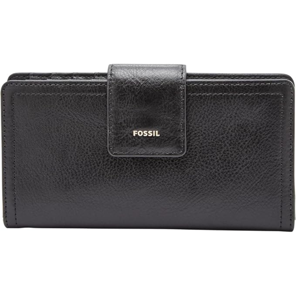 Fossil Women's RFID Blocking Logan Leather Wallet