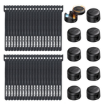 50-Piece Cable Management Kit W/ 10 Magnetic Rotatable Cable Clips
