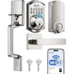 TE012W-H WiFi Fingerprint Smart Door Lock (2 Colors)