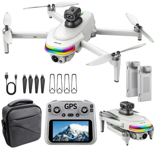 4K 50 Mins Flight 2 Battery GPS Drone With Camera