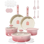 20-Piece Carote Titanium Cookware Set W/ Detachable Handle (2 Colors)