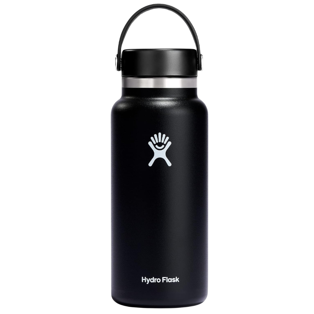 32-Oz Hydro Flask Stainless Steel Wide Mouth Water Bottle With Flex Cap