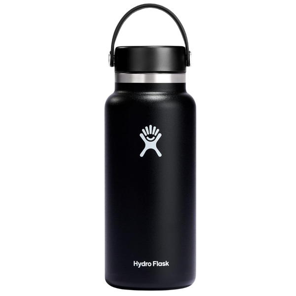 32-Oz Hydro Flask Stainless Steel Wide Mouth Water Bottle With Flex Cap