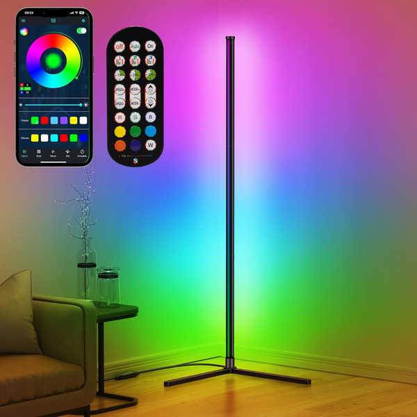 RIYO LED Corner Floor Lamp