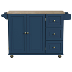 Homestyles Mobile Kitchen Island Cart W/ Wood Top (4 Colors)