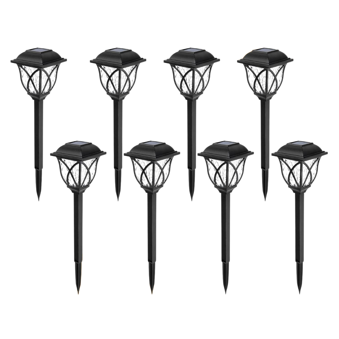 6-Pack Gigalumi Waterproof LED Solar Garden Lights (Warm White)