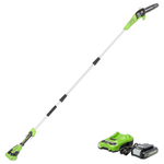 Greenworks 24V 8" Cordless Pole Saw W/ 2.0Ah Battery & Charger