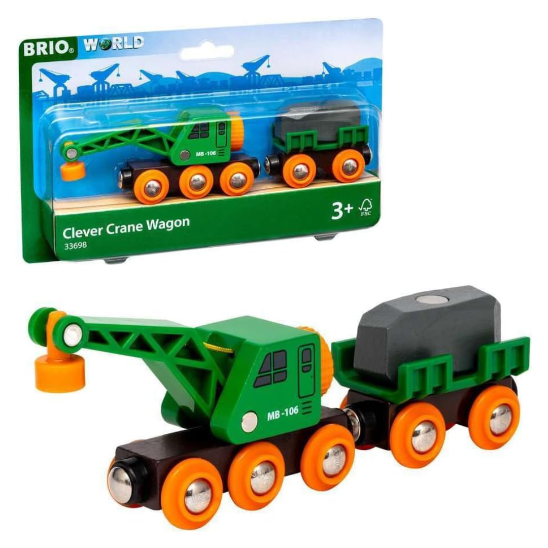 Brio World 33698 Wooden Railway Toy Train Set