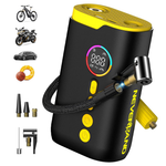 Neverland 150 PSI Portable Tire Inflator With Gauge (Black&Yellow)