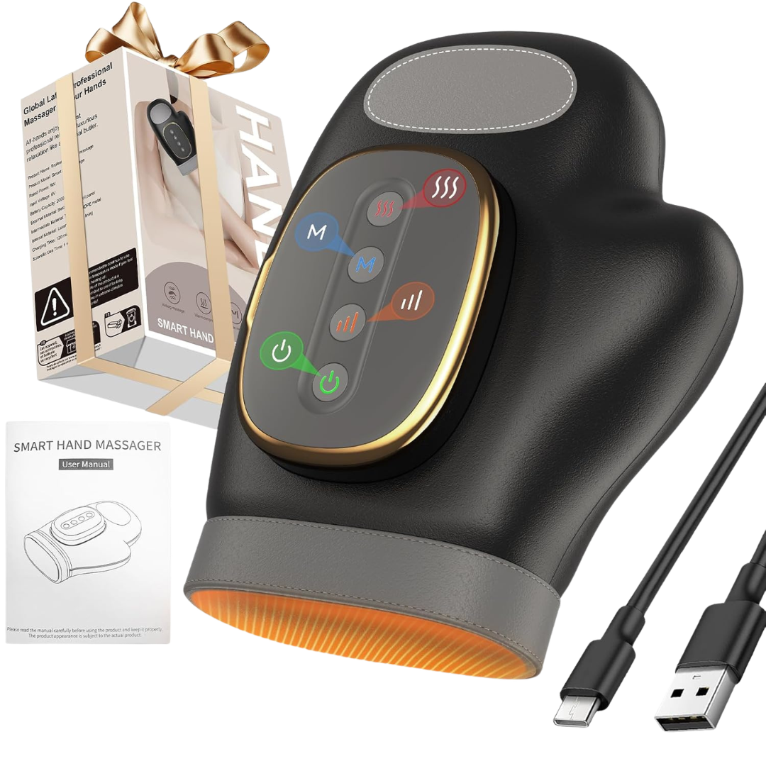 YNSZAS Professional Hand Massager With Heat Compression Therapy