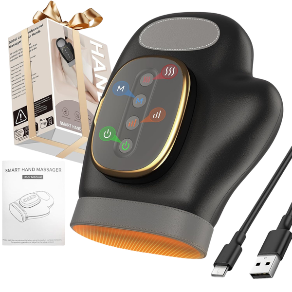 YNSZAS Professional Hand Massager With Heat Compression Therapy
