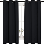 2-Pack Nicetown 42'' X 63'' Solid Thermal Insulated Grommet Blackout Curtains