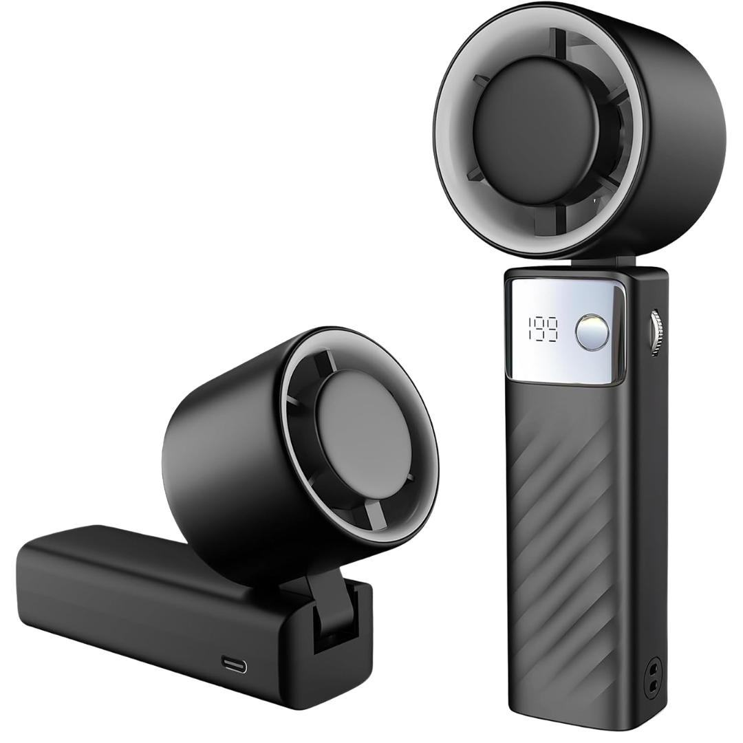 Portable Foldable Handheld Turbo Fan W/ Air Turbo Technology