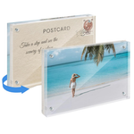 4'' X 6'' Double-Sided Acrylic Magnetic Clear Picture Frames