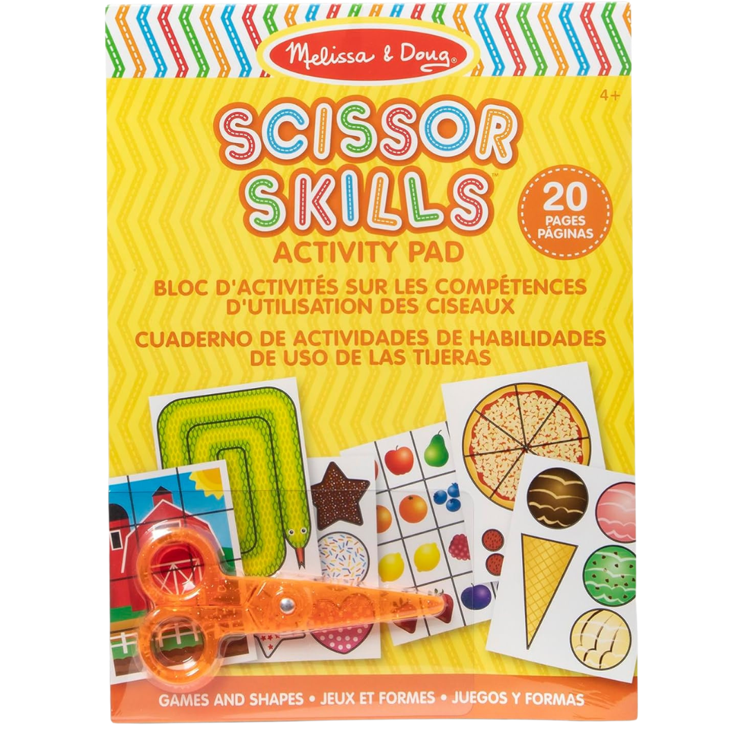 20-Page Melissa & Doug Scissor Skills Activity Book W/ Child-Safe Scissors