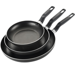 3-Pack T-Fal Fry Pan Set With Comfort Grip Handles