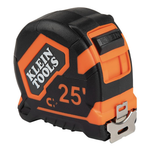 Klein Tools 25' Heavy-Duty Tape Measure With Metal Belt Clip
