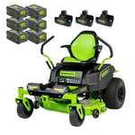 42" Greenworks 80V Cordless CrossoverZ Zero Turn Lawn Mower W/ 6x 5Ah Batteries