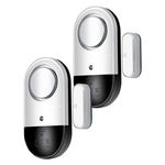 2-Pack 120 DB Loud Door And Window Open Alarm Sensor